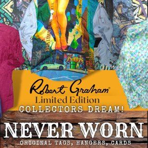 Robert Graham Ltd Ed. -Orig Tags/Hangers Size M $160/ea or 5 for $500!